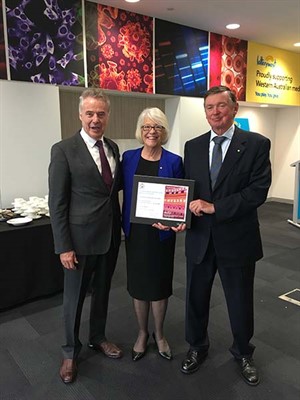 Anne McKenzie, John Challis and Malcolm McCusker