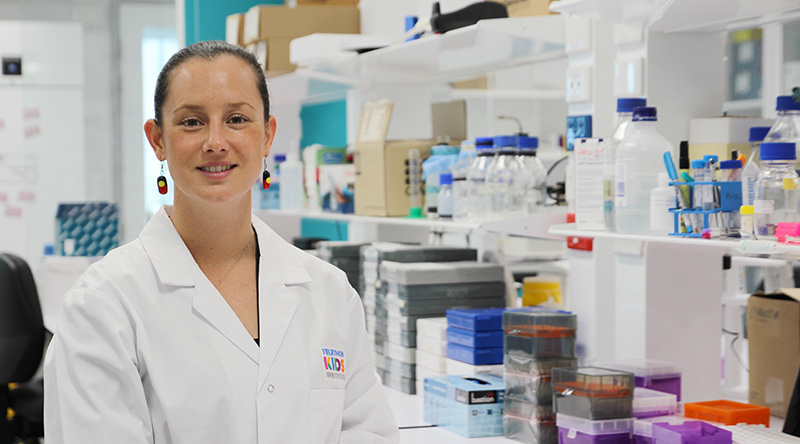 Cancer researcher Dr Jessica Buck